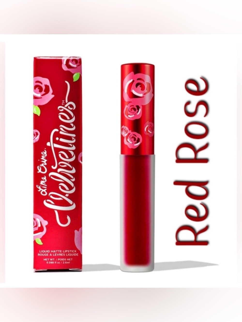 Red Rose | Velvetine Liquid Lip | Lime Crime | Brand New in Box | Authentic